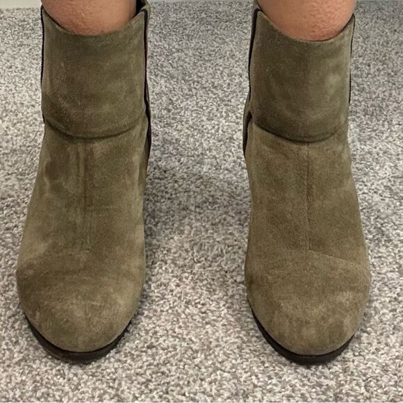 Rag & Bone Classic Newbury Boots, Green Suede (US 6.5 / EU 36.5) - Picture 6 of 7